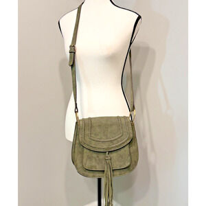 NWOT Franco Sarto Rex Saddle Crossbody Bag Western Boho Vintage Inspired Rustic